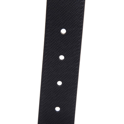 Louis Vuitton Taiga 35mm Pont Neuf Belt 100 40 Blue Marine 5 of 7