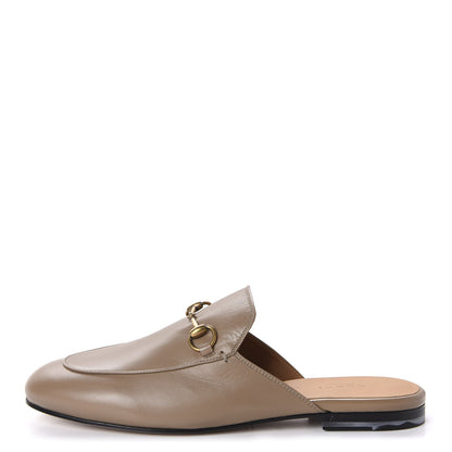 Gucci Malaga Kid Womens Princetown Slippers 38.5 Mud 1 of 10