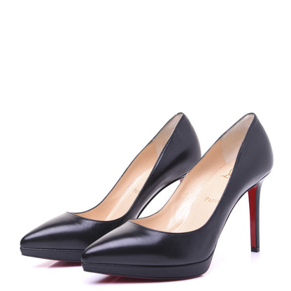 Christian Louboutin Shiny Nappa Pigalle Plato 100 Pumps 39 Black 5 of 16