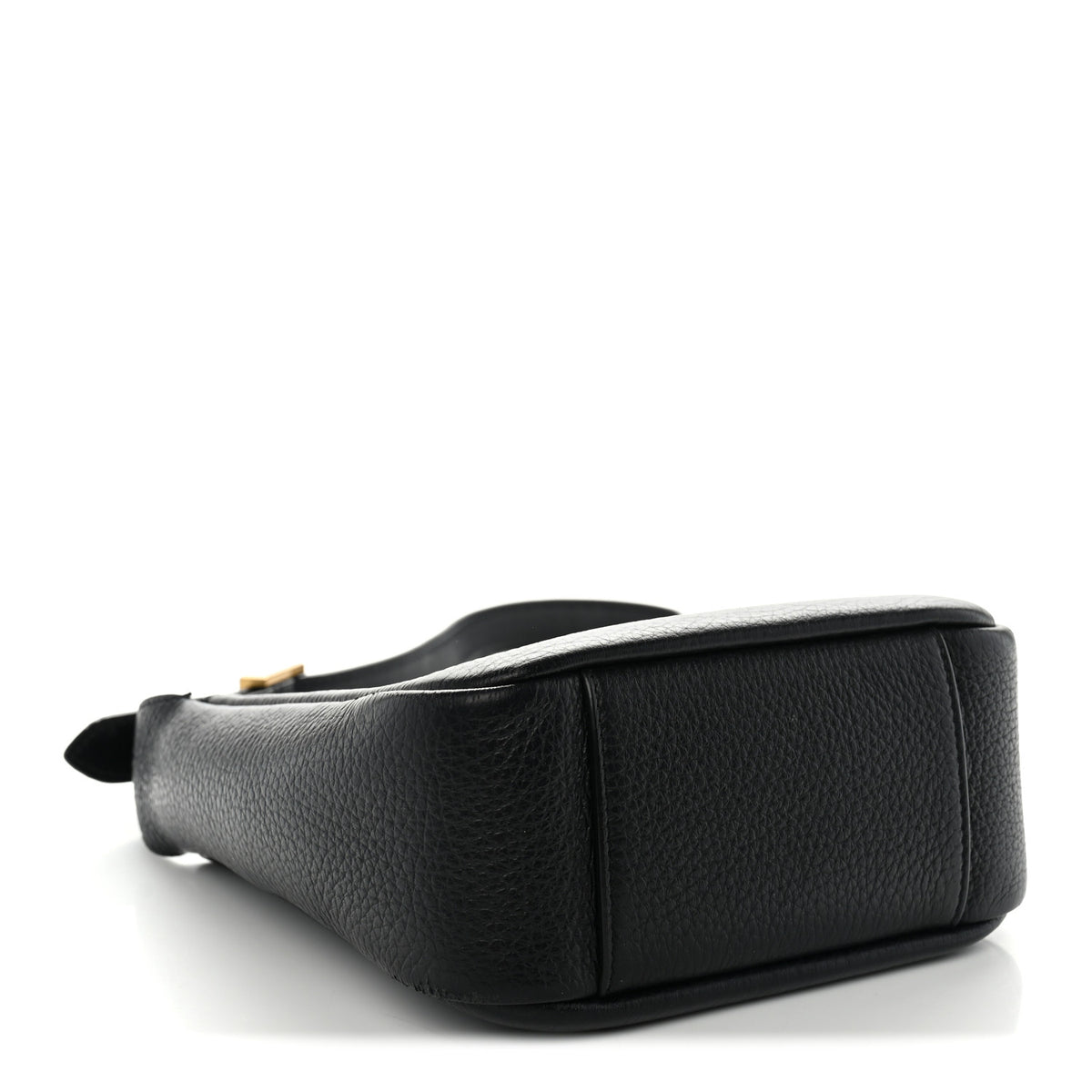 Saint Laurent Grained Calfskin Baby Le 5 A 7 Supple Hobo Black 5 of 11