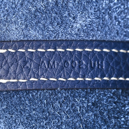 Hermes Taurillon Clemence Casaque Picotin Lock 18 PM Bleu Saphir Bleu Brighton 7 of 11
