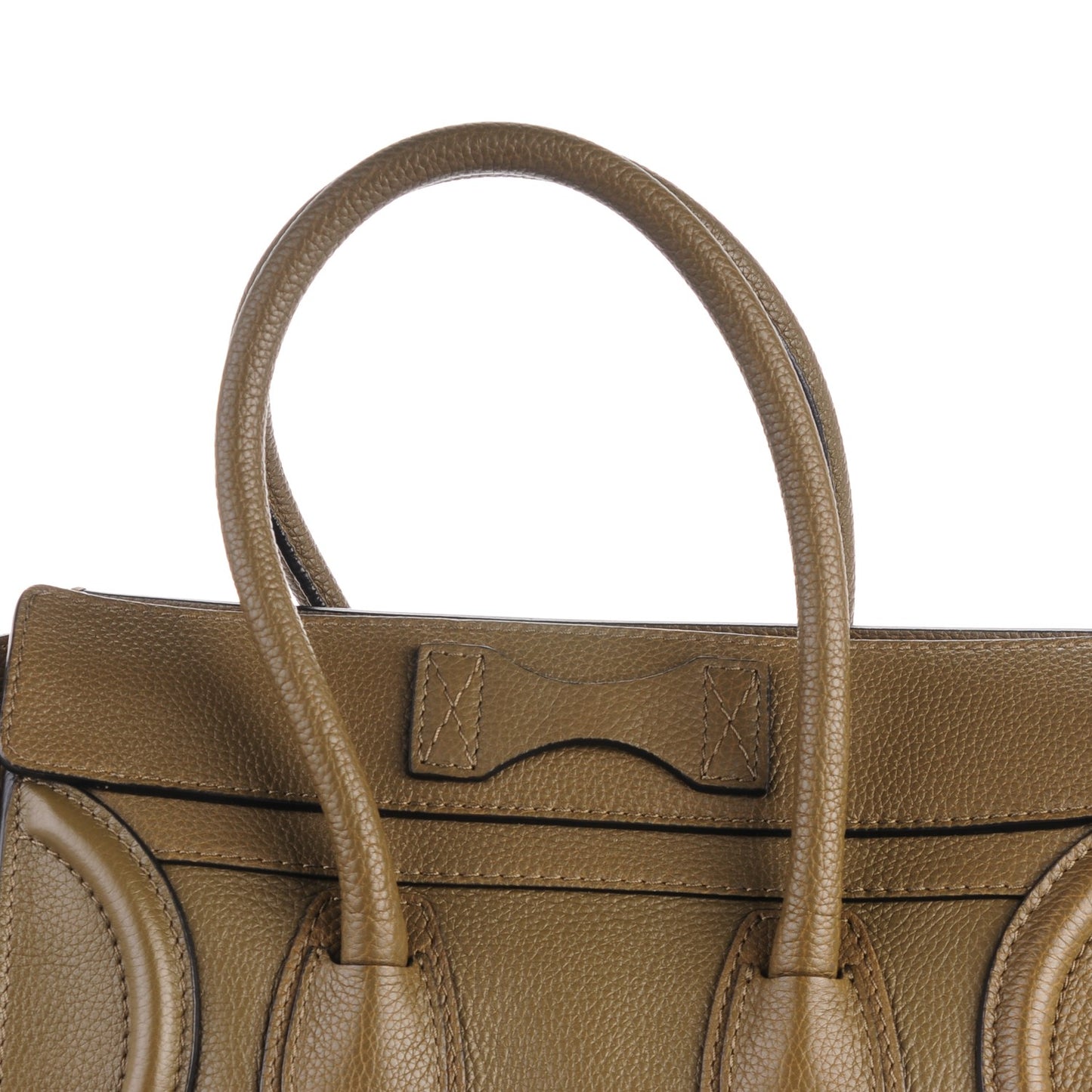 Drummed Calfskin Micro Luggage Jungle