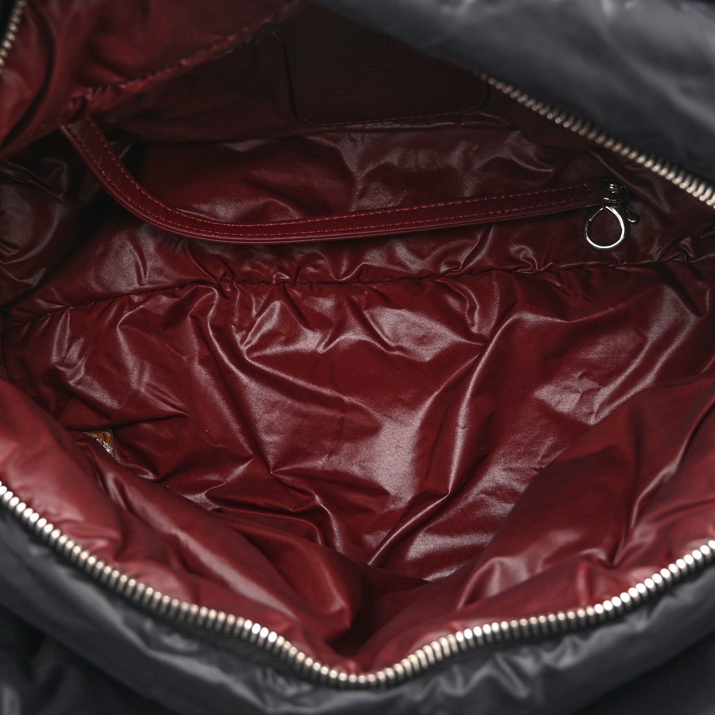 Nylon Coco Cocoon Zipped Tote Black