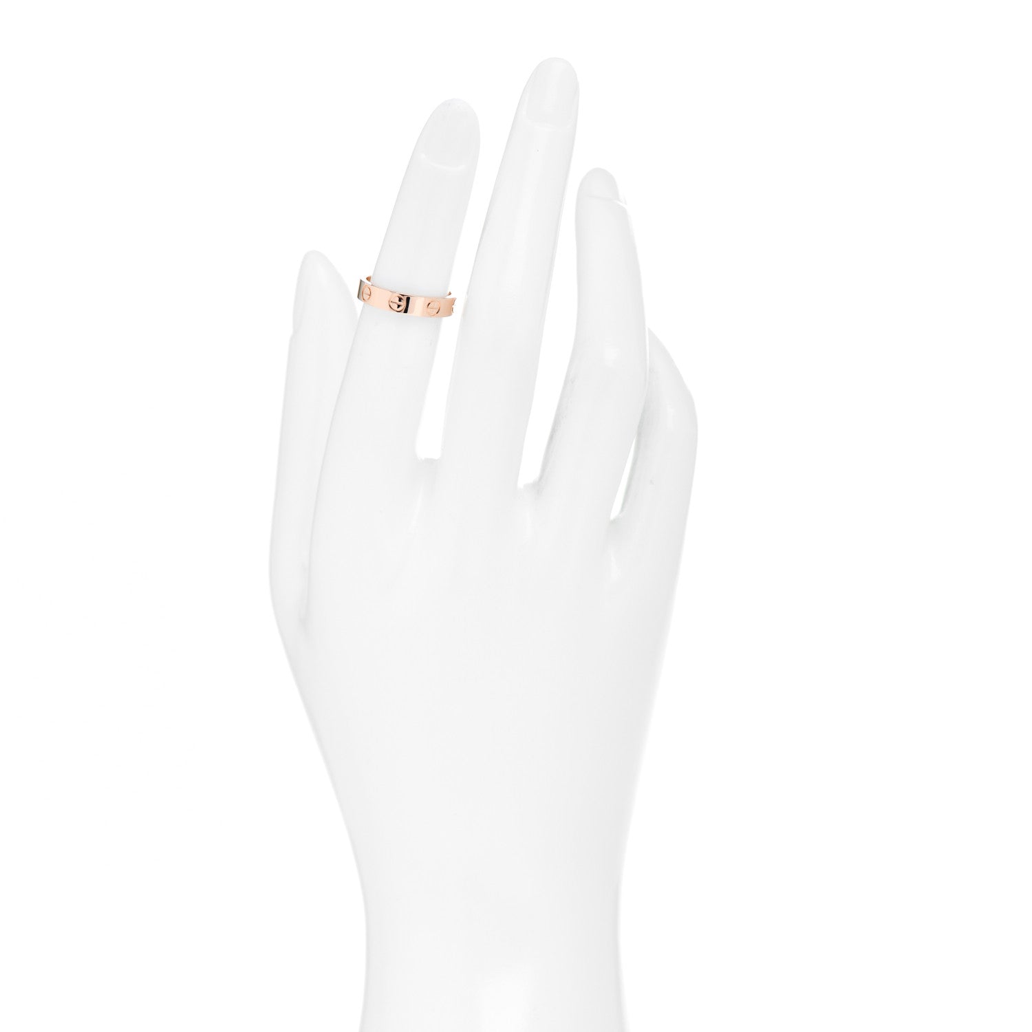 Cartier 18K Pink Gold 3.5mm LOVE Wedding Band Ring 48 4.5 2 of 4