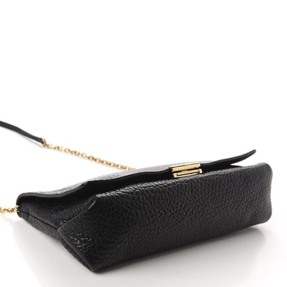 Burberry Signature Grain Medium Mildenhall Crossbody Bag Black 4 of 9