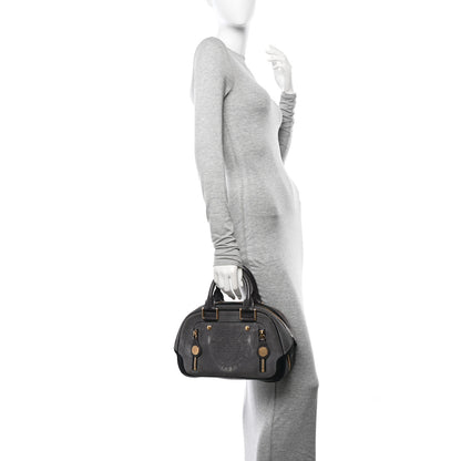 Louis Vuitton Havane Stamped Trunk Bowler PM Gray 2 of 11