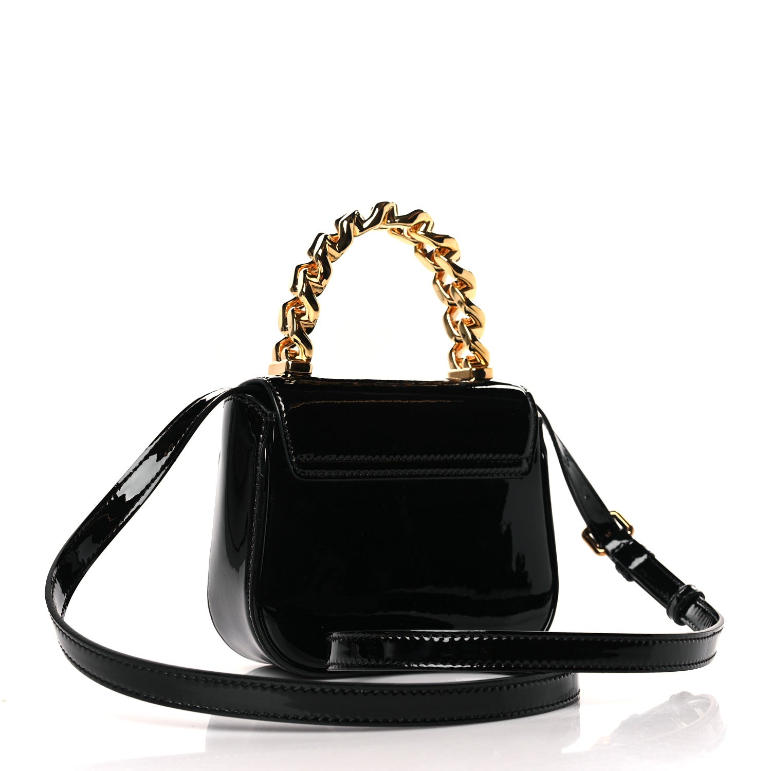 Versace Patent Mini La Medusa Bag Black 3 of 9