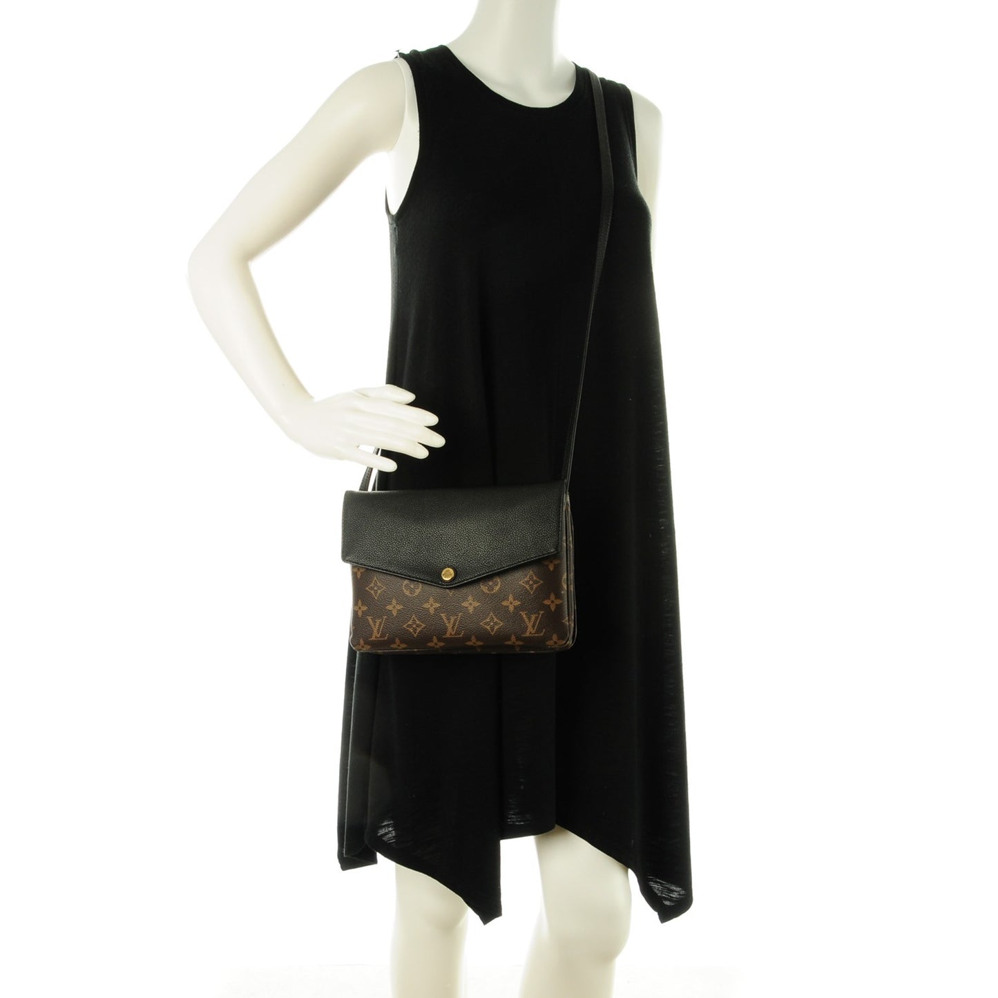 Monogram Twice Pochette Black