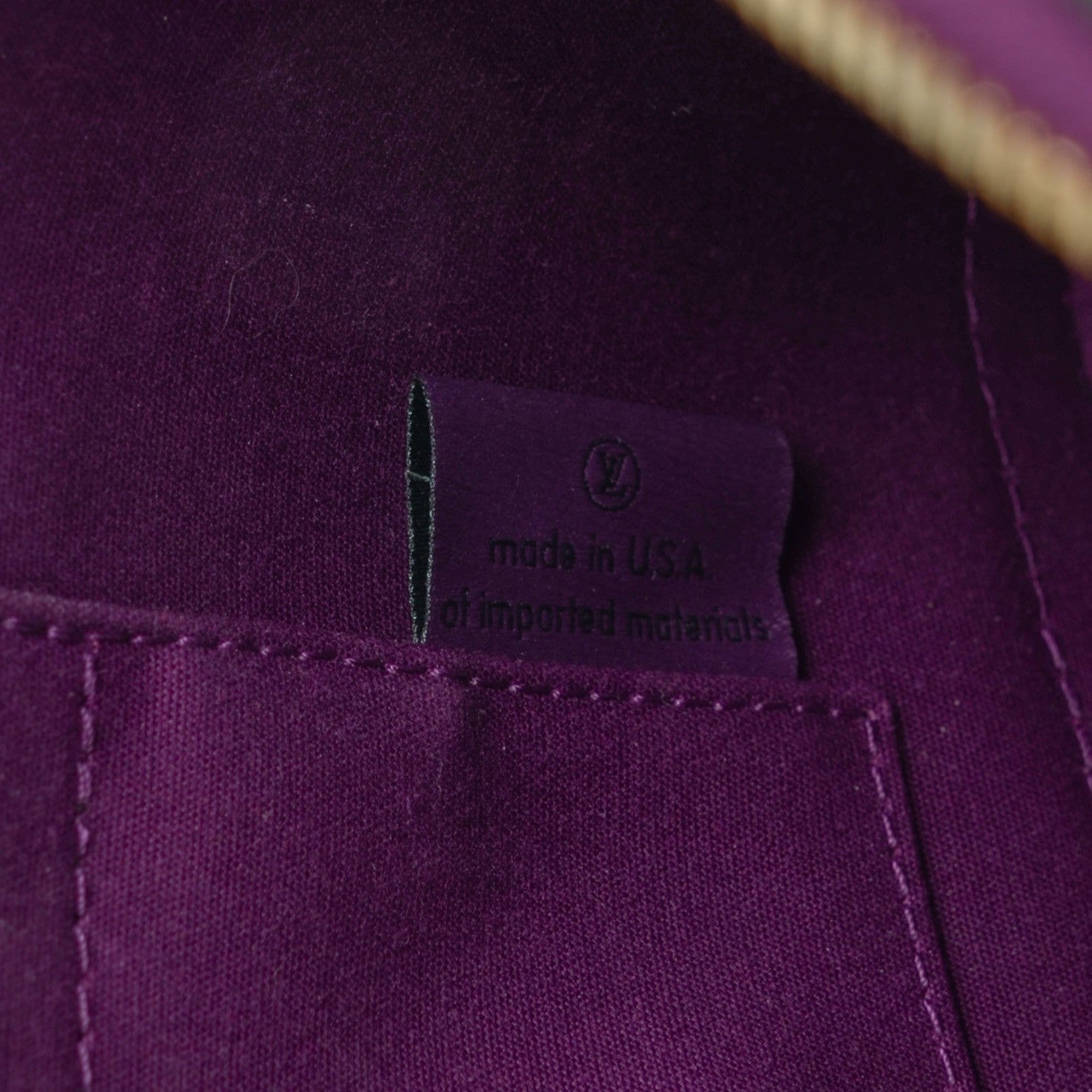 Louis Vuitton Vernis Alma BB Amethyste 7 of 8