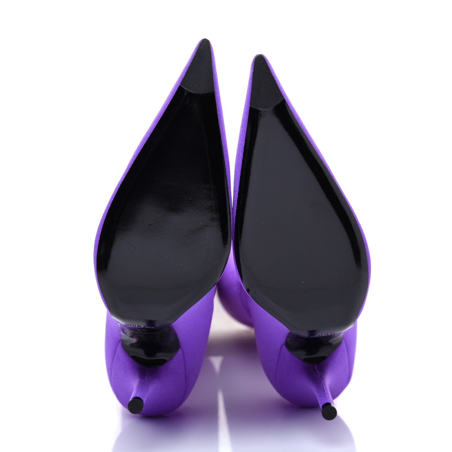 Balenciaga Spandex Pointed Toe Knife Thigh High Boots 36 Violet 5 of 7