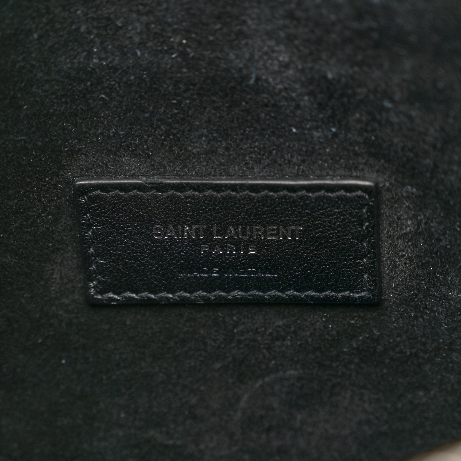 Saint Laurent Calfskin Crocodile Embossed Small Supple Sac de Jour Black 6 of 11