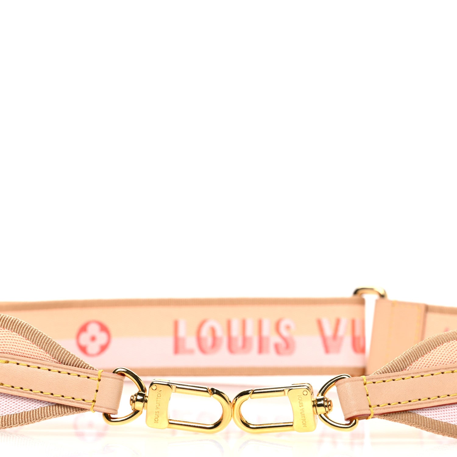 Louis Vuitton Jacquard Speedy Bandouliere 20 Shoulder Strap Pink Orange 2 of 4