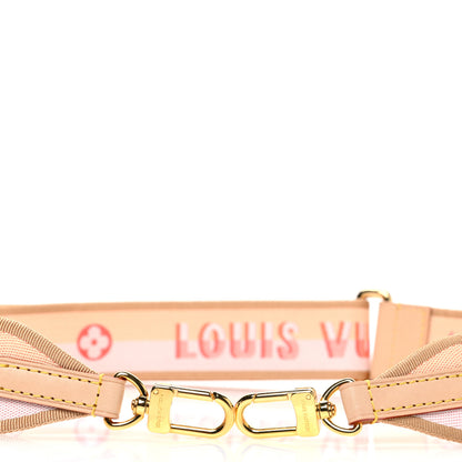 Louis Vuitton Jacquard Speedy Bandouliere 20 Shoulder Strap Pink Orange 2 of 4