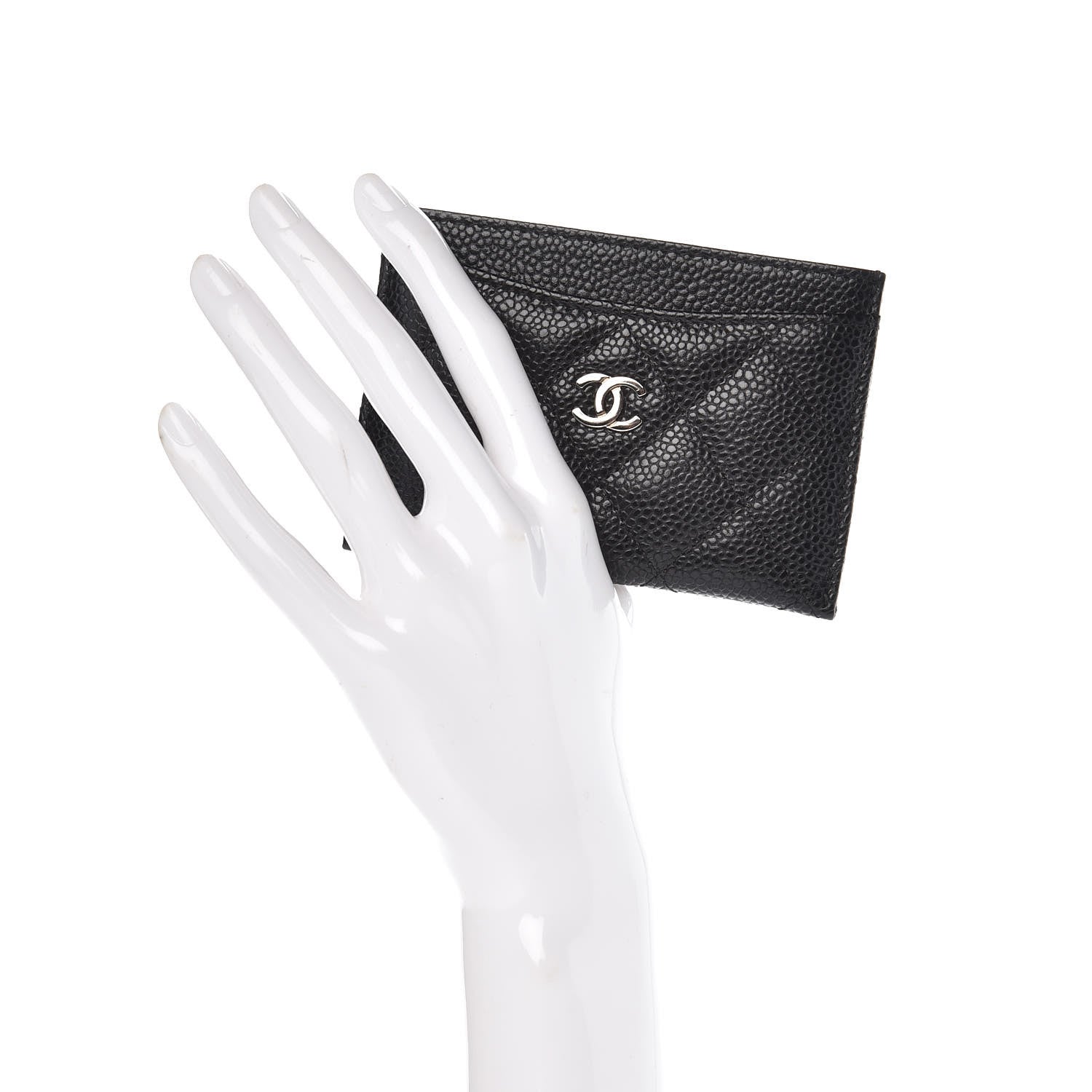 Chanel Caviar Quilted Card Holder Black 2 of 11