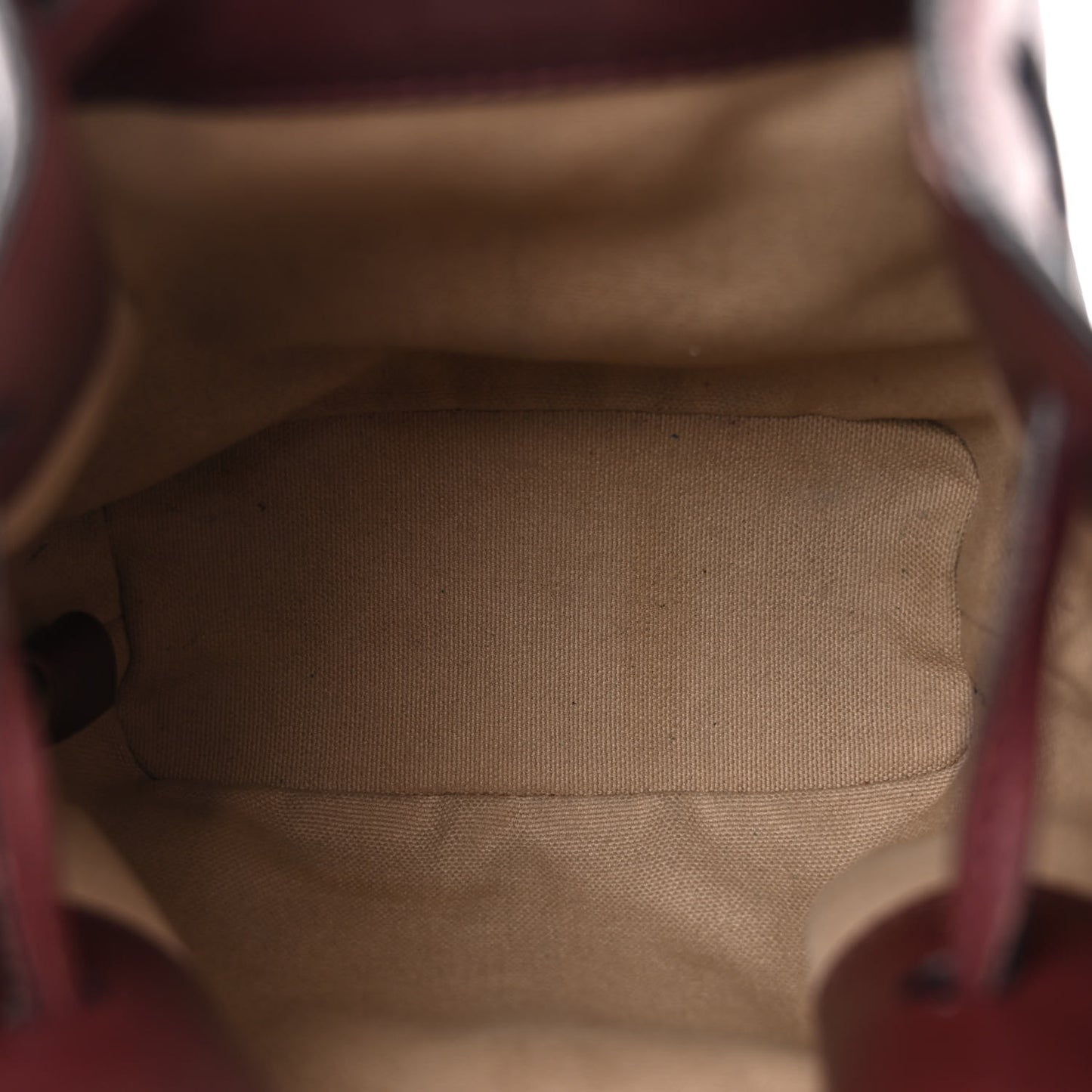 Calfskin Gala Small Bucket Bag Burgundy