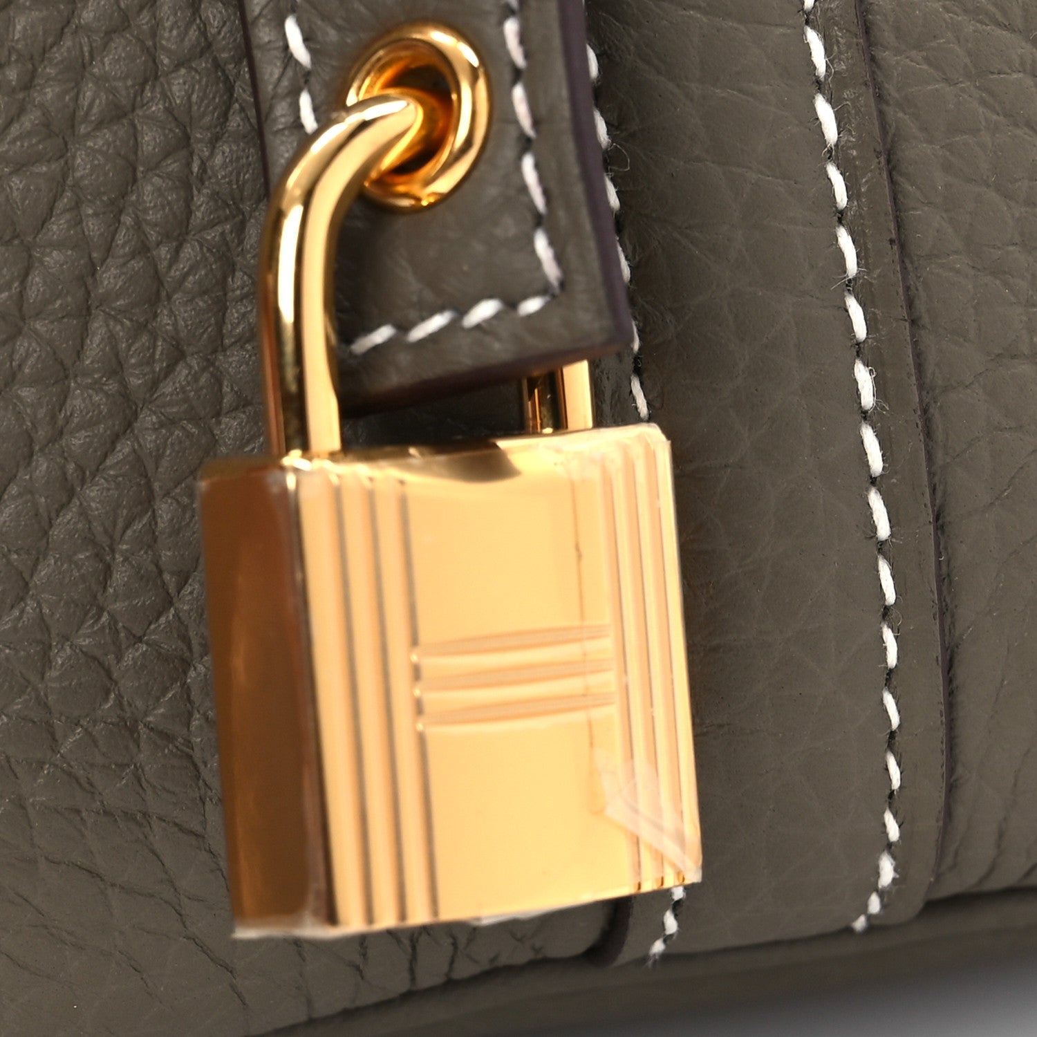 Hermes Taurillon Clemence Picotin Lock 18 PM Etoupe 11 of 12