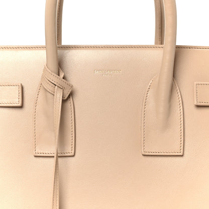 Saint Laurent Calfskin Small Sac De Jour Dark Beige 10 of 12