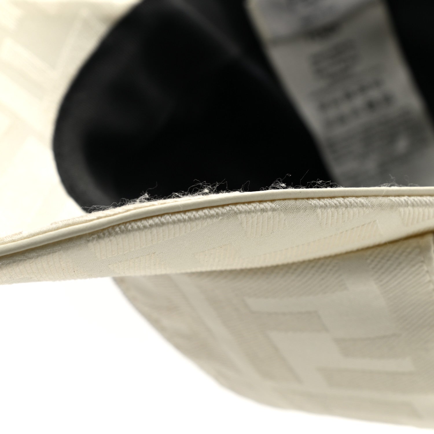 Fendi Canvas FF Baseball Hat White 9 of 9