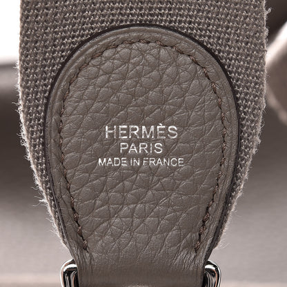 Hermes Taurillon Clemence Evelyne III PM Etain 6 of 13