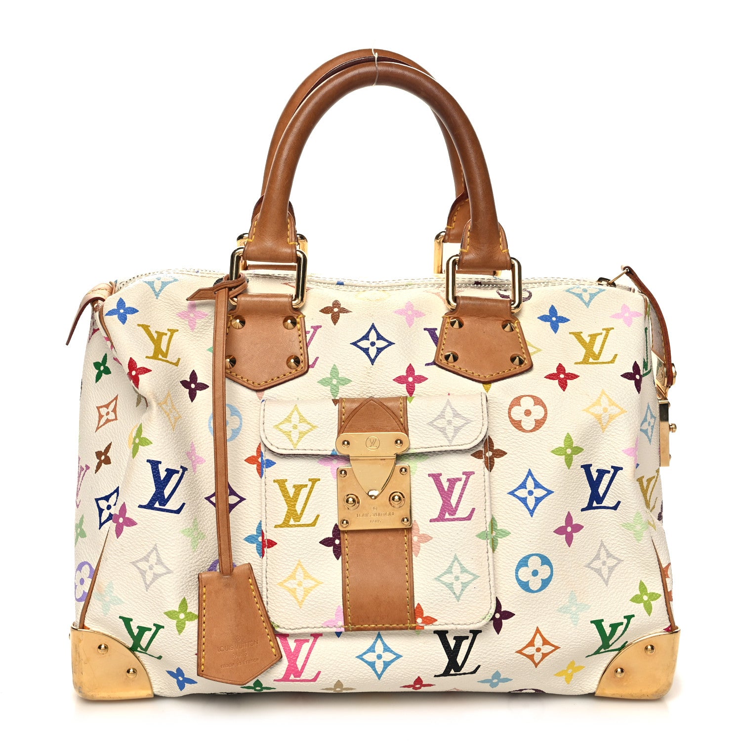 Louis Vuitton Monogram Multicolor Speedy 30 White 1 of 16