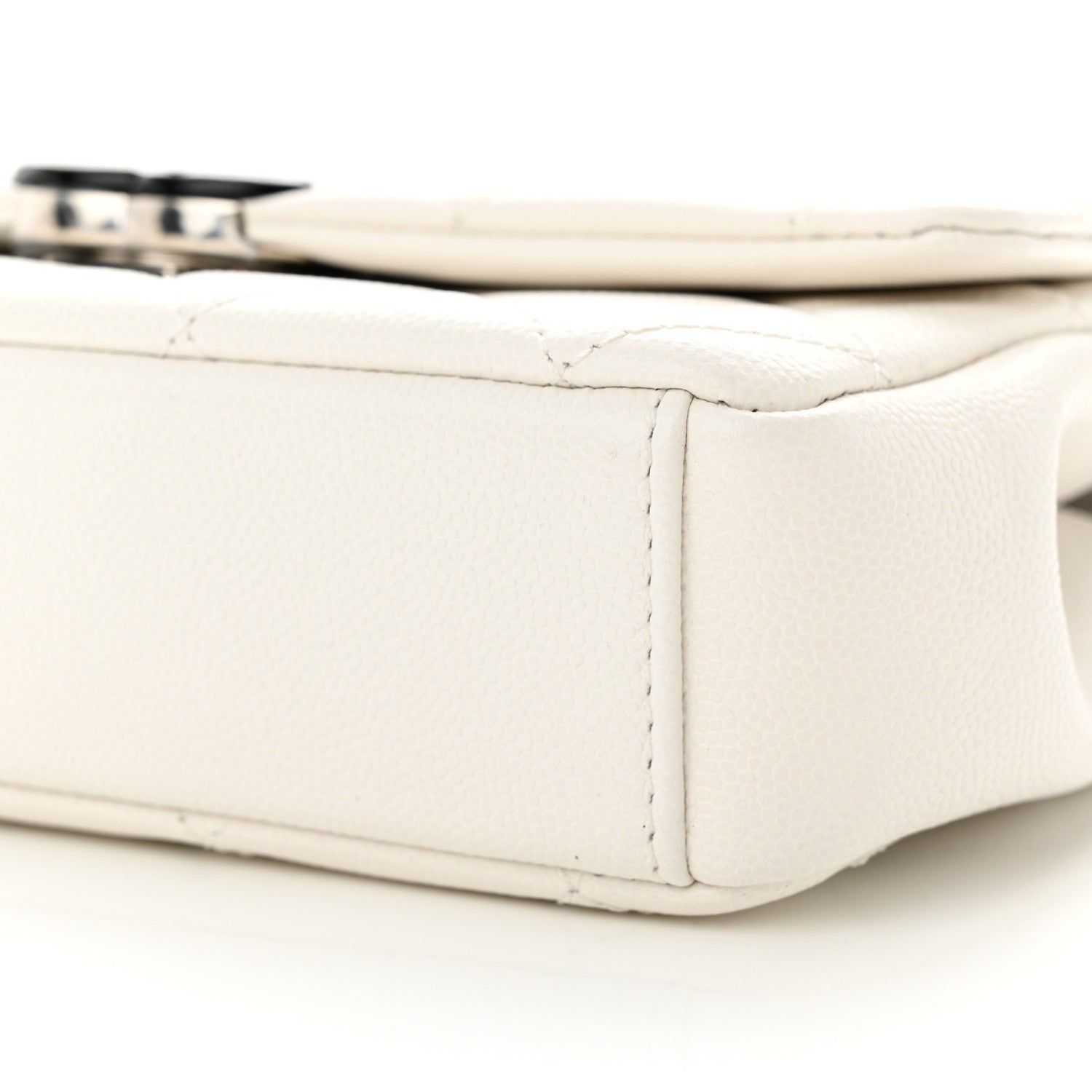 Chanel Caviar Quilted My Everything Small Flap White Black 10 of 12