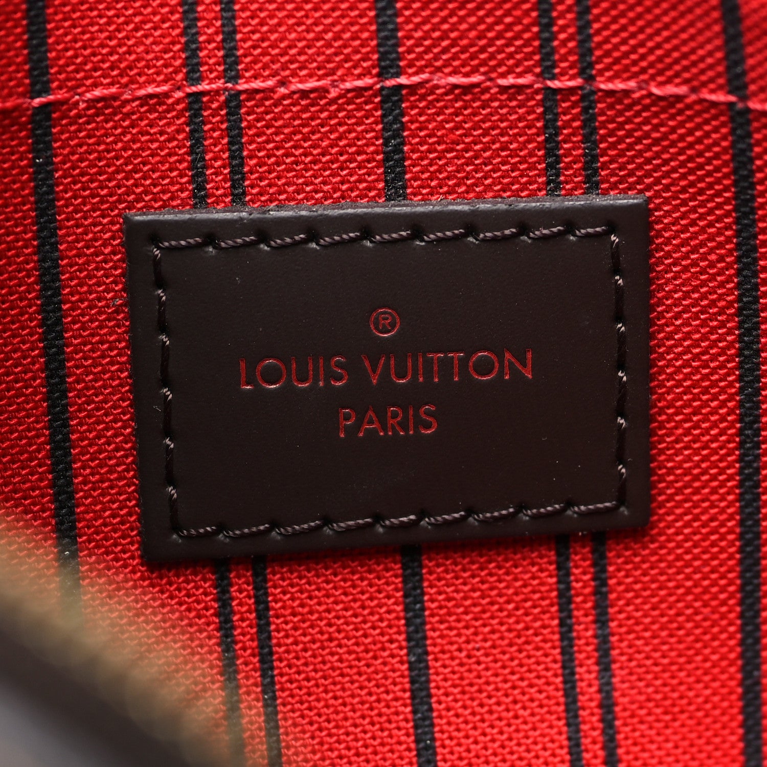 Louis Vuitton Damier Ebene Neverfull MM GM Pochette 5 of 7