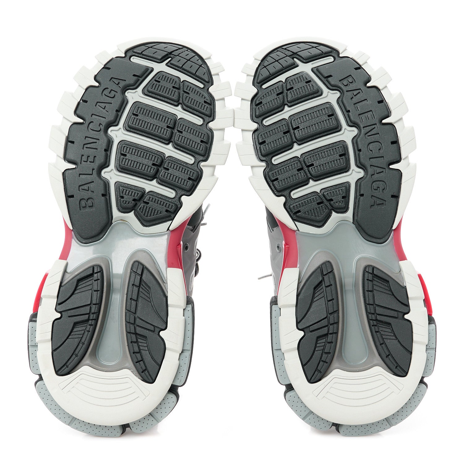 Balenciaga Mesh Nylon Womens Track Sneakers 42 Black Gris 5 of 9