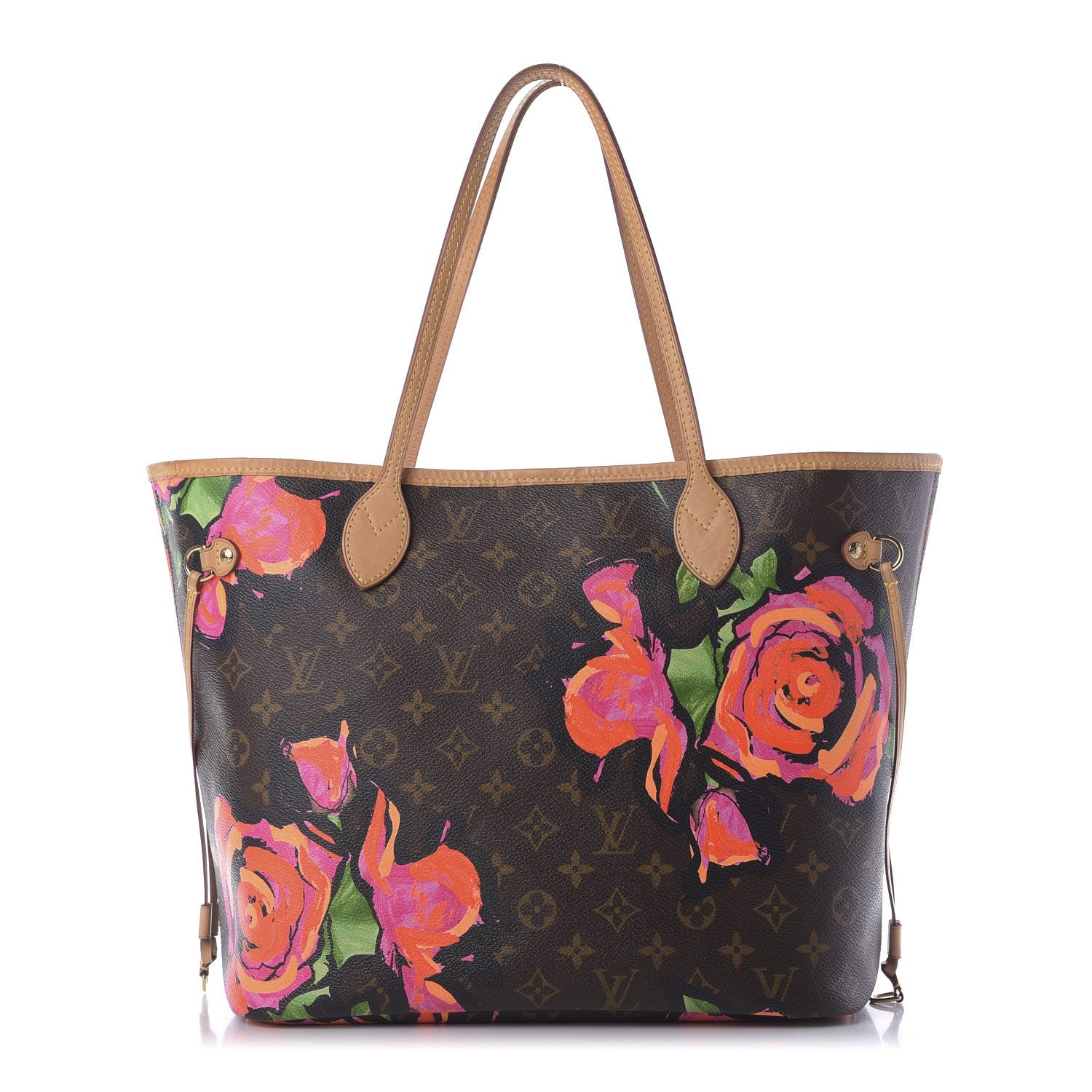 Louis Vuitton Monogram Roses Neverfull MM 1 of 9