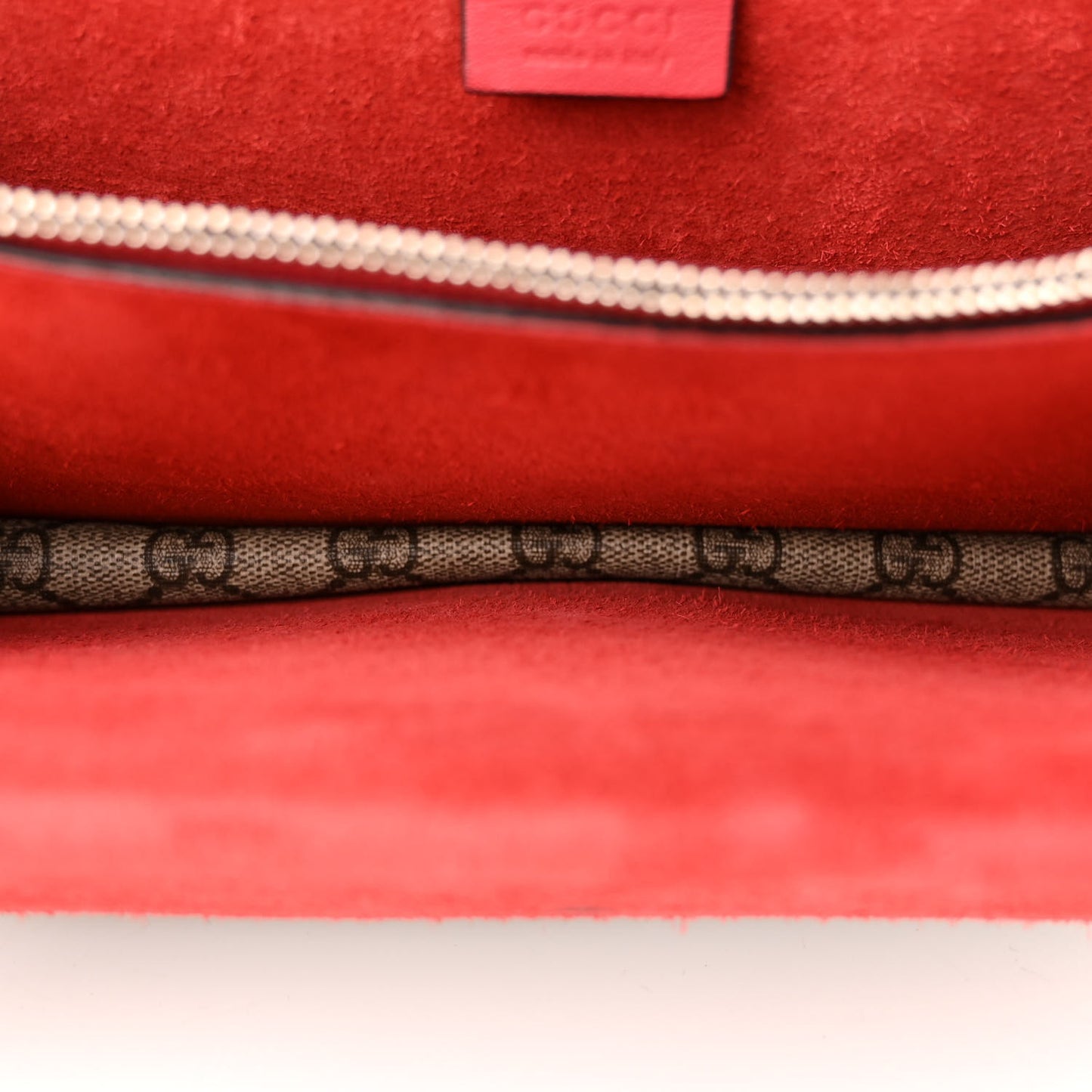 GG Supreme Monogram Small Dionysus Shoulder Bag Red
