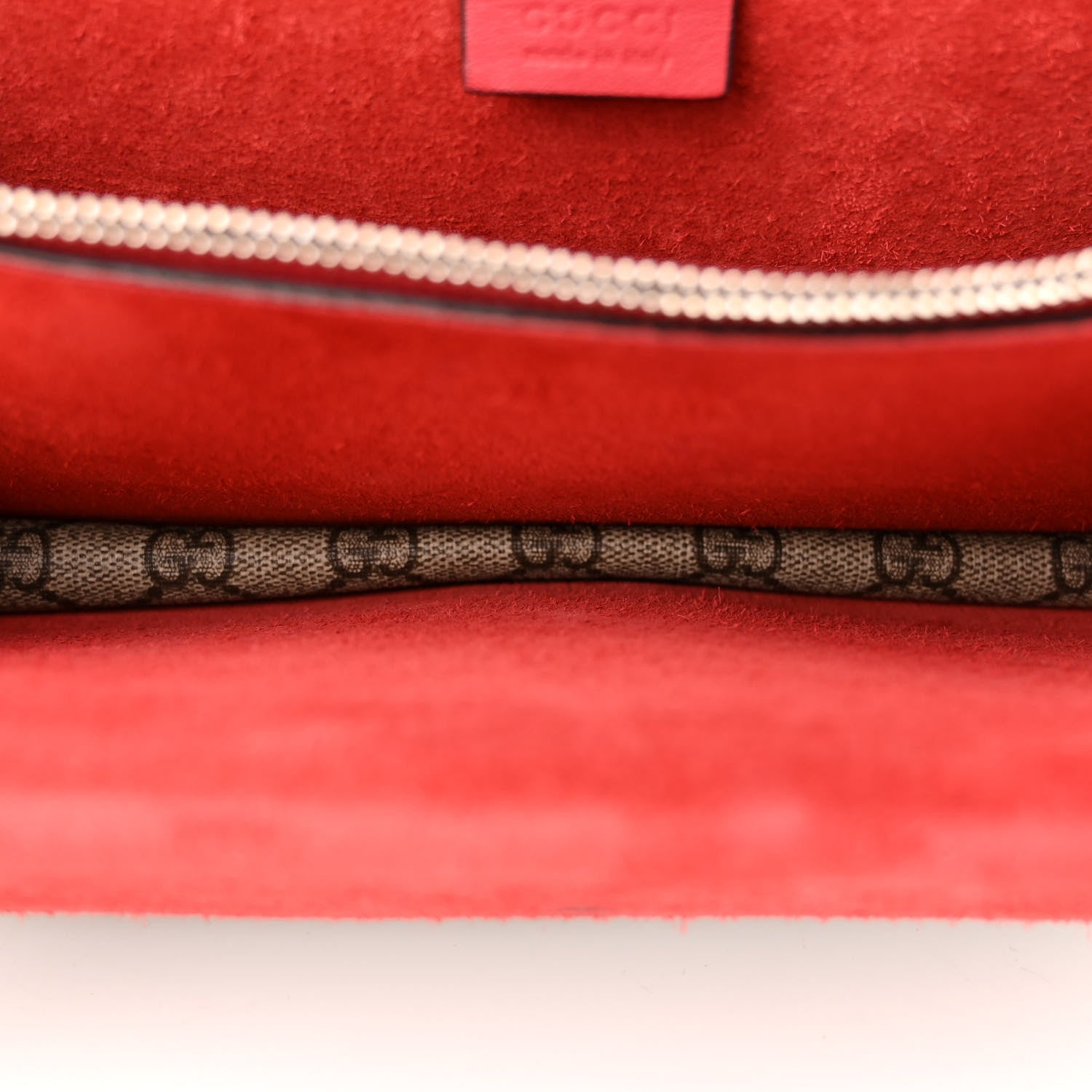 Gucci GG Supreme Monogram Small Dionysus Shoulder Bag Red 6 of 13