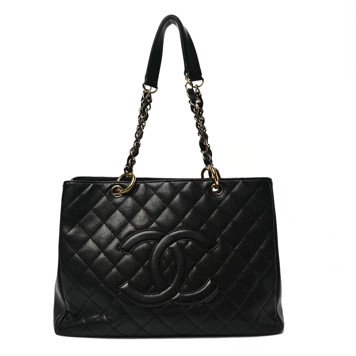 Chanel Caviar Quilted Grand Shopping Tote GST Black 1 of 9