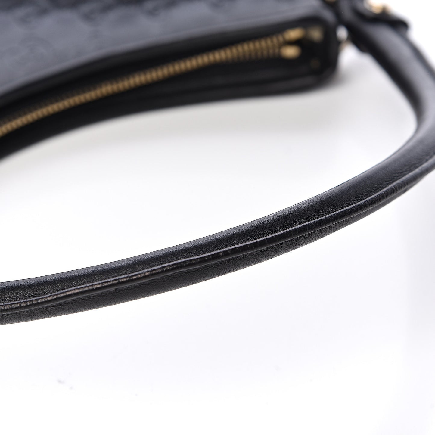 Guccissima Medium Abbey D Ring Hobo Black