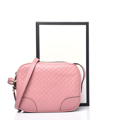 Gucci Soft Microguccissima Mini Bree Messenger Bag Soft Pink 14 of 14