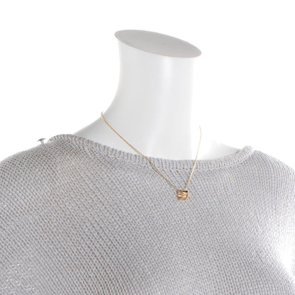 Gucci 18K Yellow Gold Icon Twirl Pendant Necklace 4 of 12