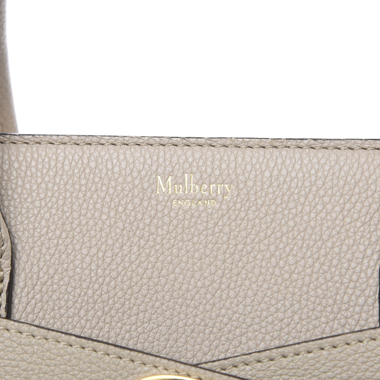 Mulberry Classic Grain Small Bayswater Zip Tote Dune 6 of 8
