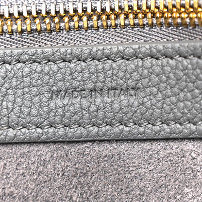 Celine Soft Grained Calfskin Small Belt Cabas Phantom Medium Grey 7 of 11