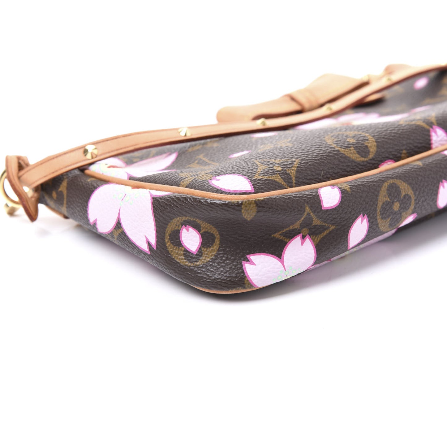 Monogram Cherry Blossom Pochette Accessories Brown