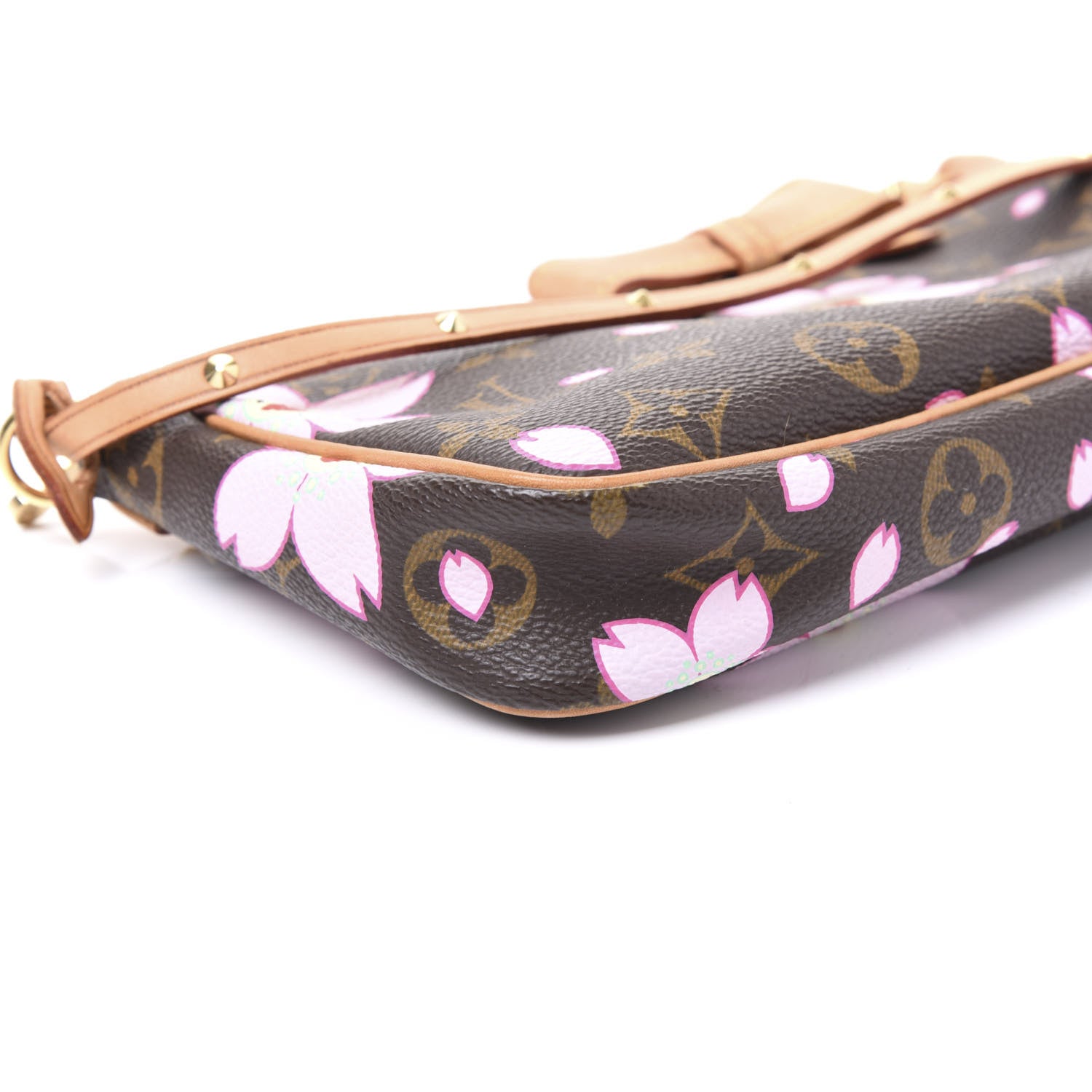 Louis Vuitton Monogram Cherry Blossom Pochette Accessories Brown 5 of 10