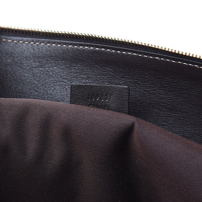 Gucci Monogram D Gold Tote Dark Brown 7 of 14