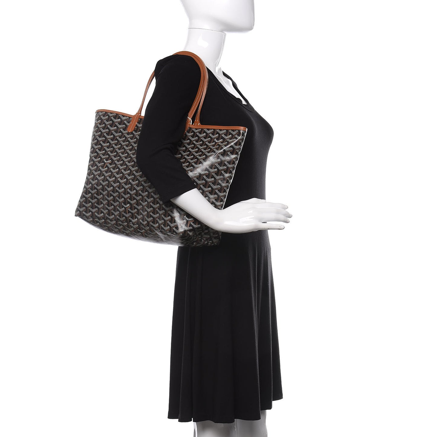 Goyardine Saint Louis PM Black Gold