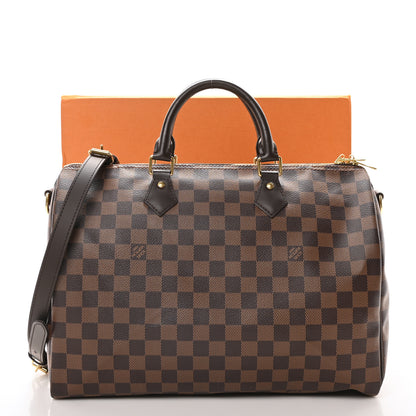 Louis Vuitton Damier Ebene Speedy Bandouliere 35 10 of 10