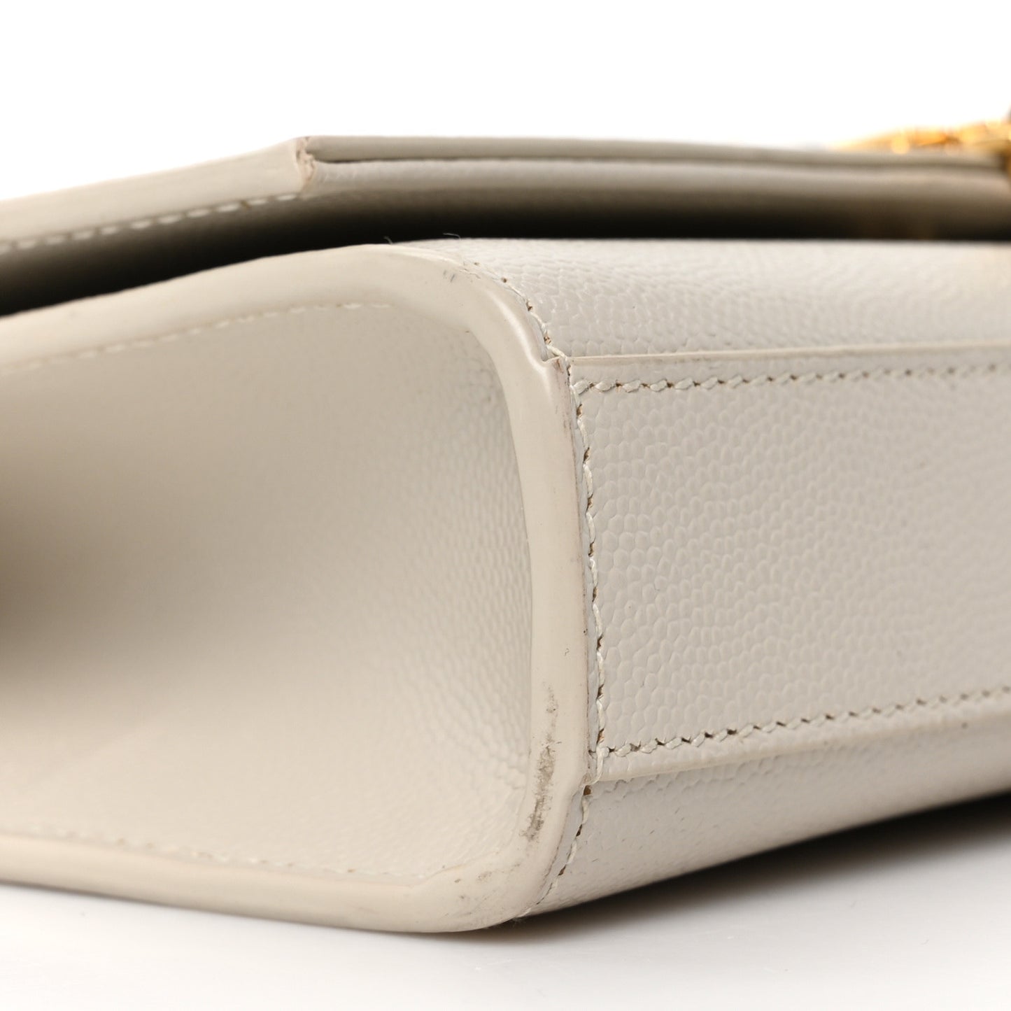 Grain De Poudre Small Classic Monogram Kate Tassel Satchel Crema Soft