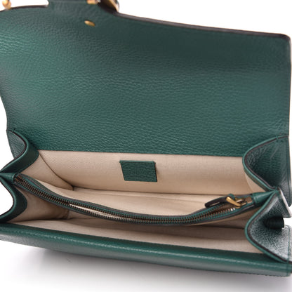 Gucci Pebbled Calfskin Small Dionysus Shoulder Bag Emerald 4 of 9