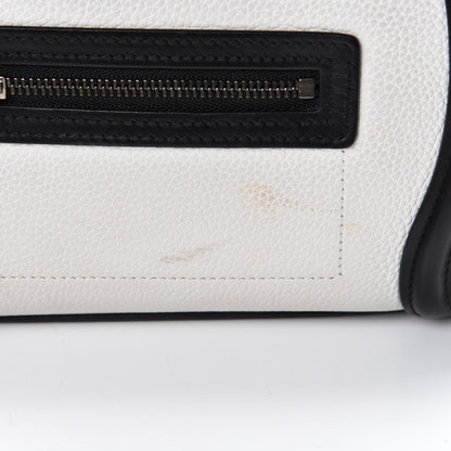 Celine Grained Baby Calfskin Nubuck Nano Tri-Color Luggage White 15 of 23