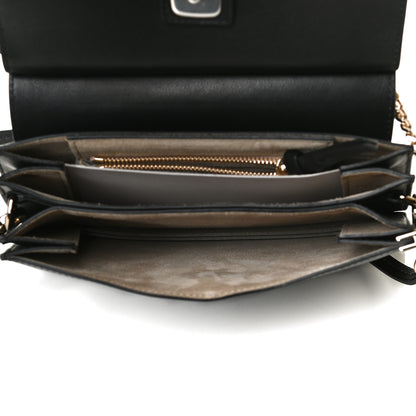 Chloe Suede Calfskin Small Faye Top Handle Bag Black 4 of 16