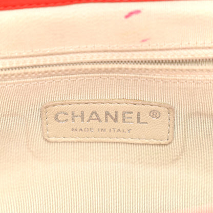 Chanel Washed Lambskin Quilted Medium Chain Around Messenger Red 6 of 13