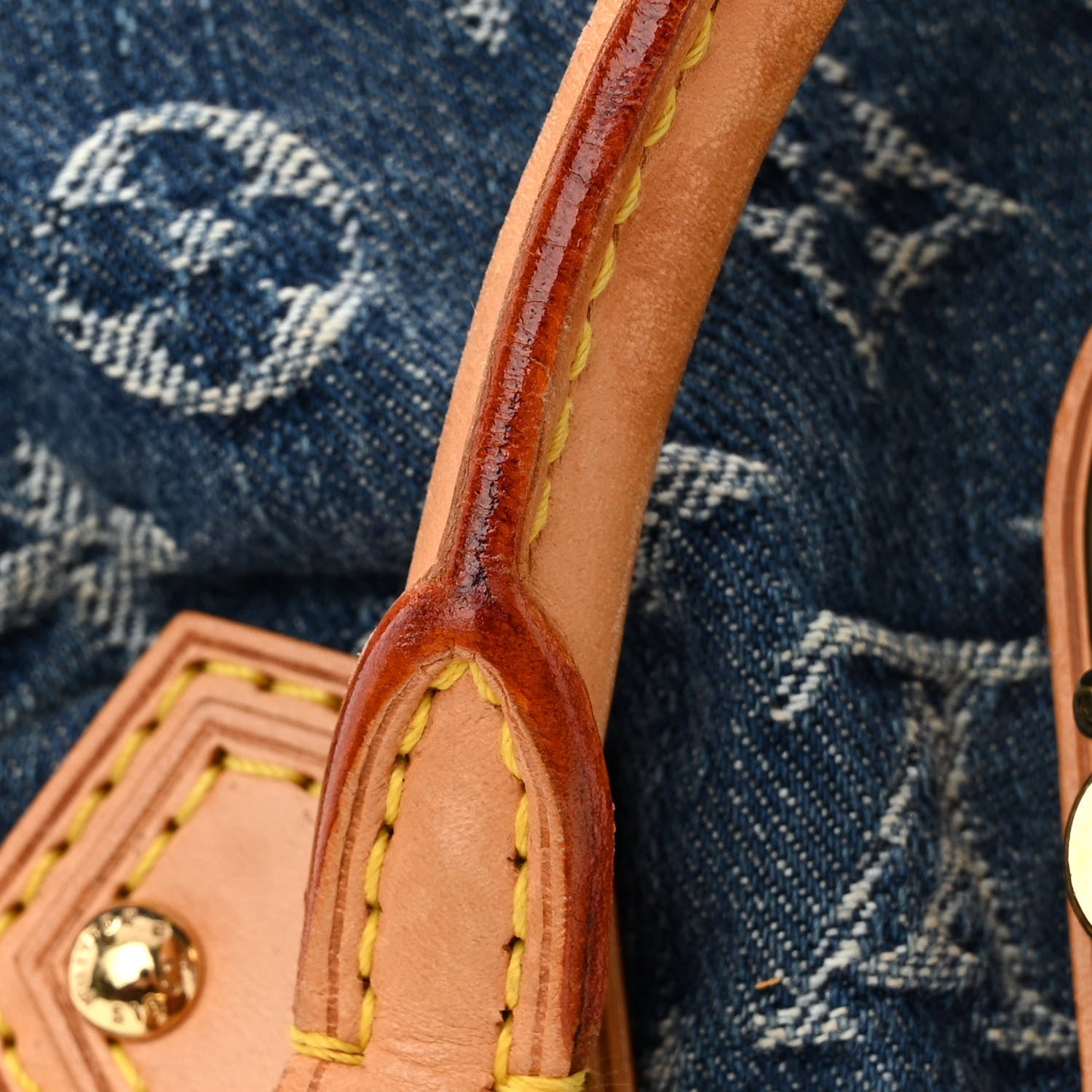 Louis Vuitton Monogram Denim Pleaty Blue 12 of 12