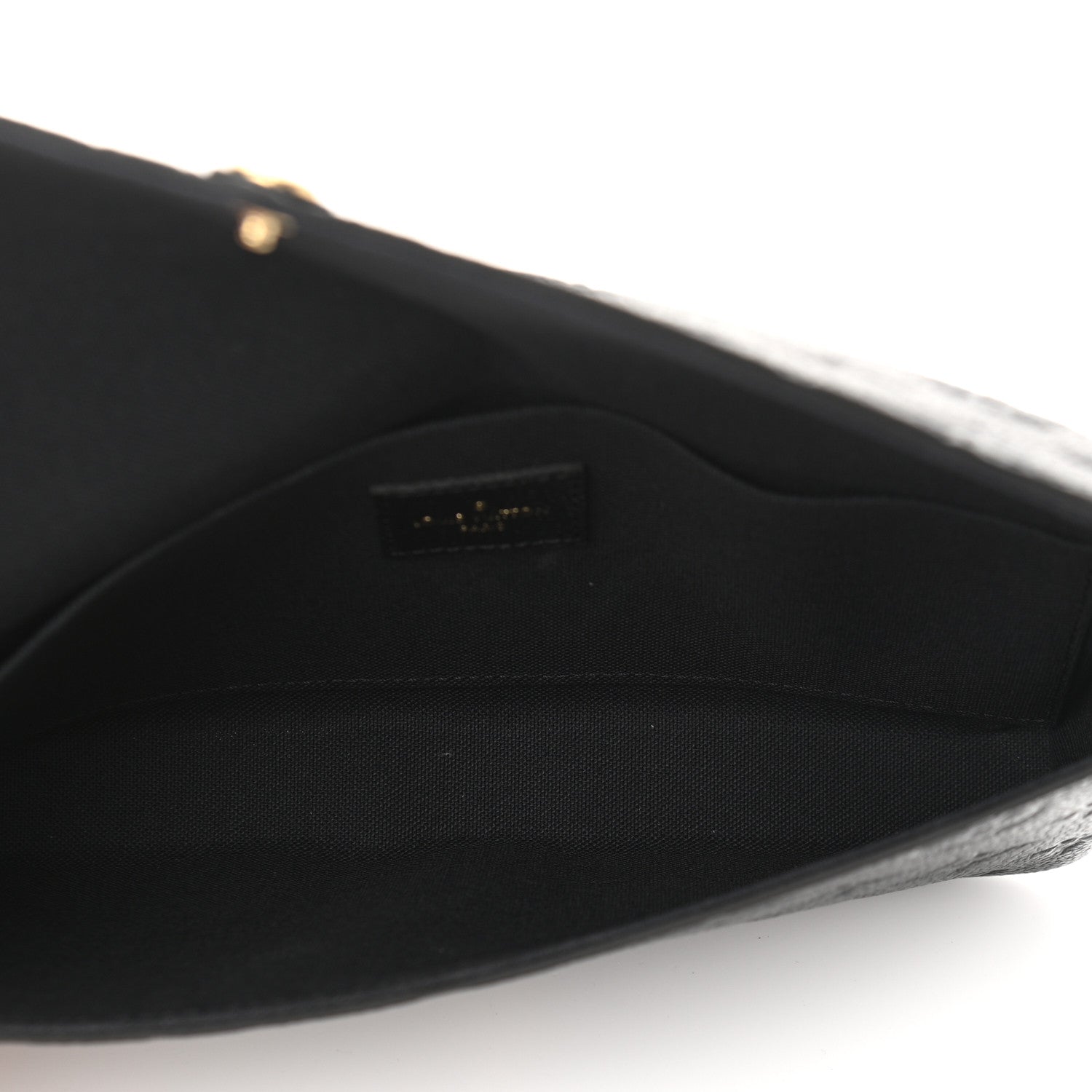 Louis Vuitton Empreinte Pochette Felicie Chain Wallet Black 6 of 11