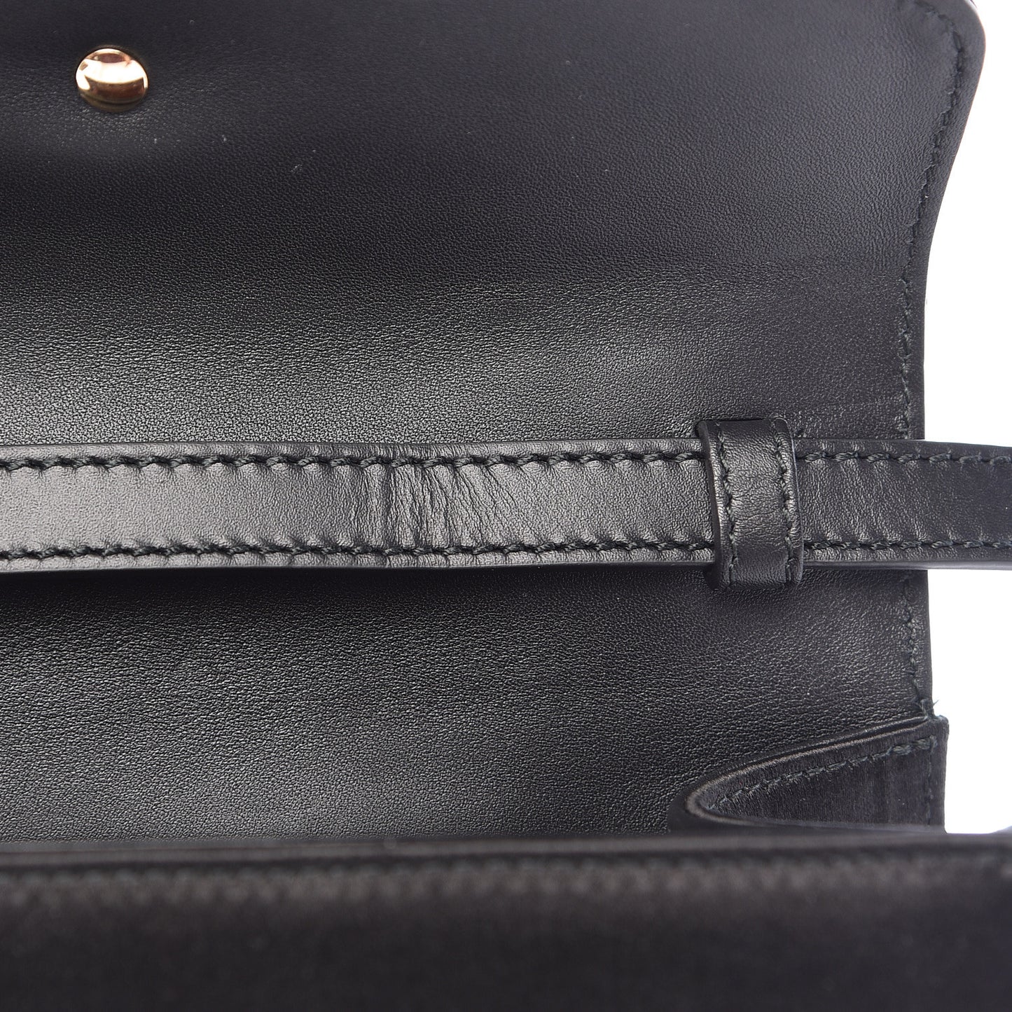 Satin Crystal Mini Sylvie Top Handle Bag Black