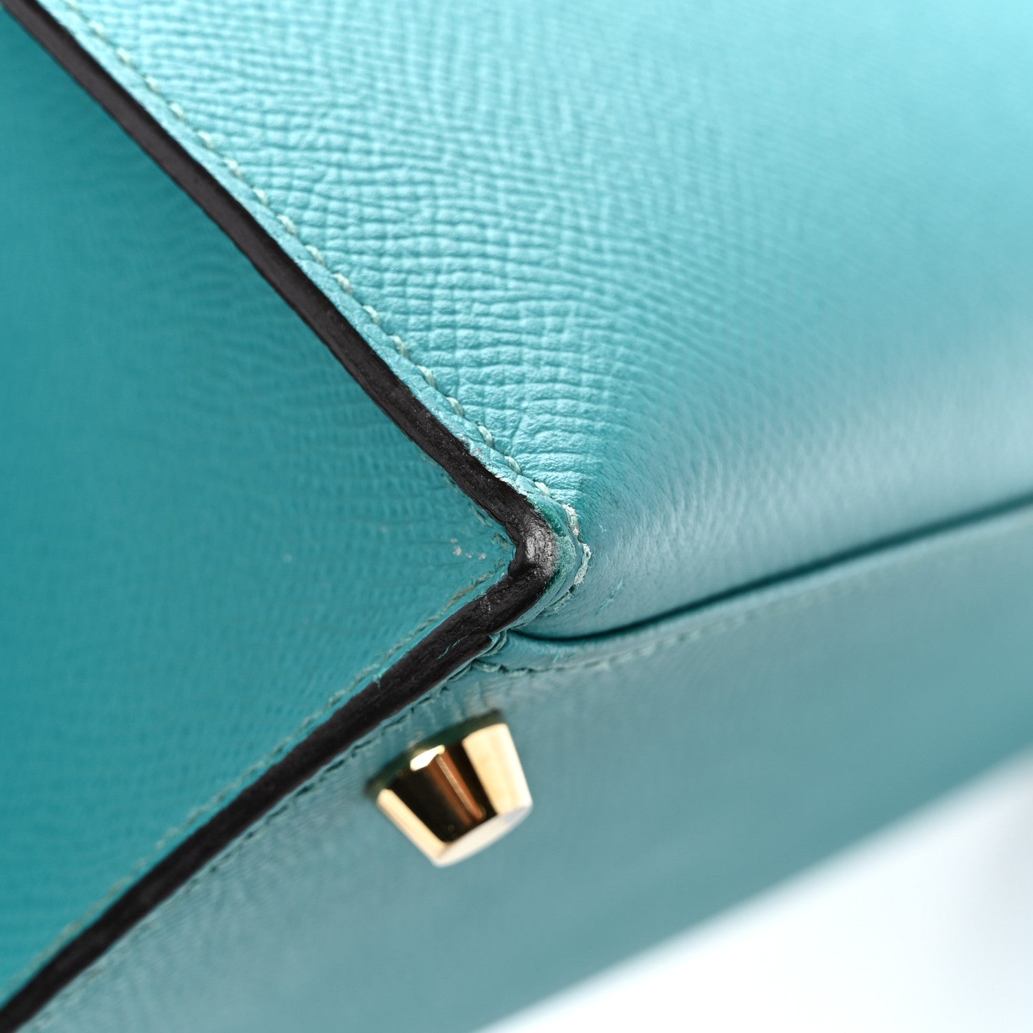 Hermes Epsom Horseshoe Kelly Sellier 28 Vert Verone 13 of 15